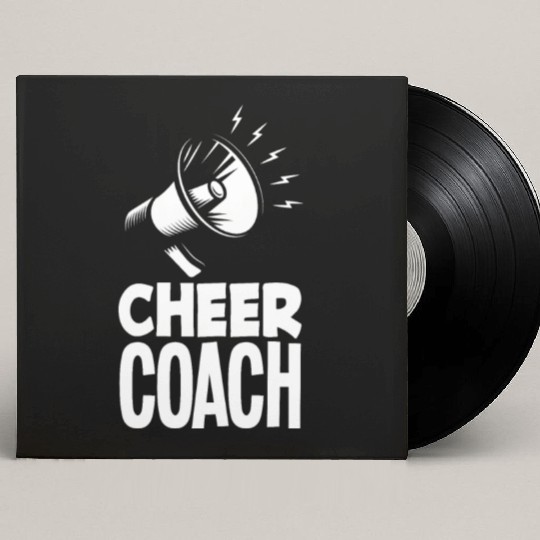 Cheer Coach Cheerleading Coach Cheerleader Coach Custom Vinyl Record Sleeves