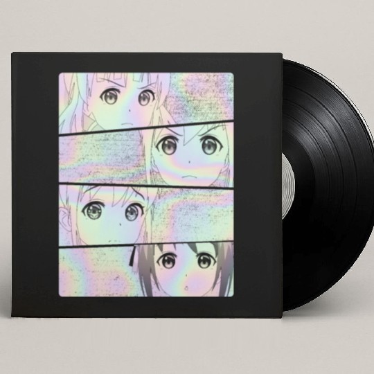 Pastel Goth Kawaii Anime Custom Vinyl Record Sleeves