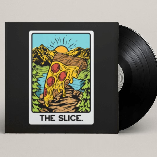 The Slice Pizza Lover Gift Custom Vinyl Record Sleeves