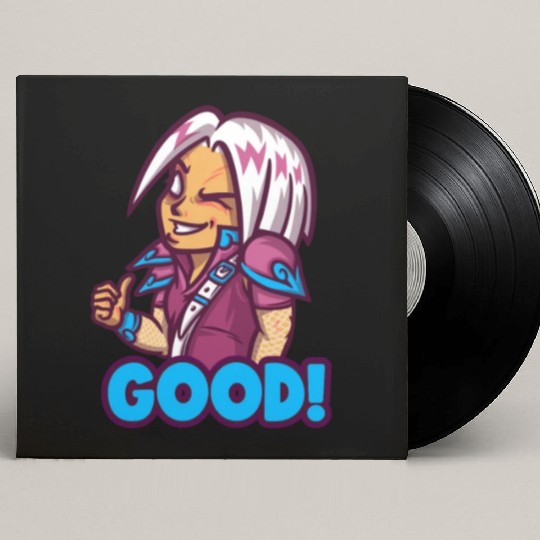 emote maker featuring lost ark inspired characters Custom Vinyl Record Sleeves