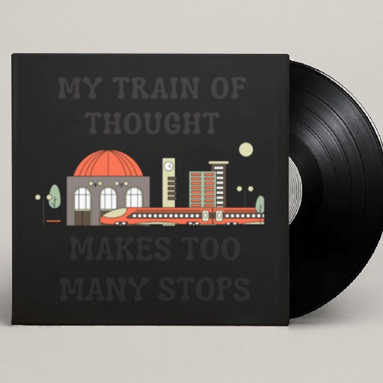 My Train of Thought Custom Vinyl Record Sleeves