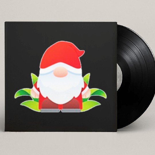 Christmas Cute Gnomes Custom Vinyl Record Sleeves