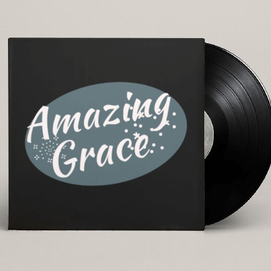 Amazing Grace Christian design Custom Vinyl Record Sleeves