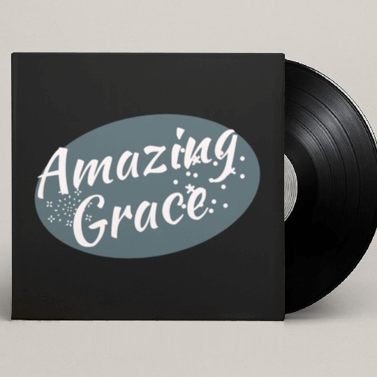 Amazing Grace Christian design Custom Vinyl Record Sleeves