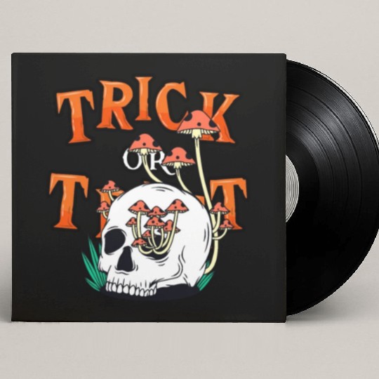 Trick or Treat People With Kindness Skeleton Hallo Custom Vinyl Record Sleeves