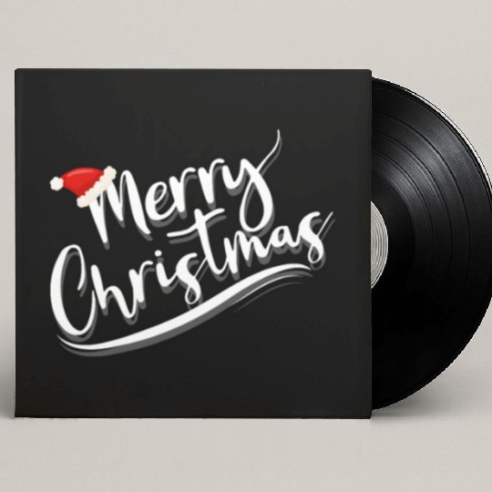 Merry Christmas and Happy New Year Custom Vinyl Record Sleeves