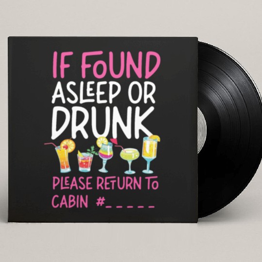 Cruise Ship Vacation Friends Custom Vinyl Record Sleeves