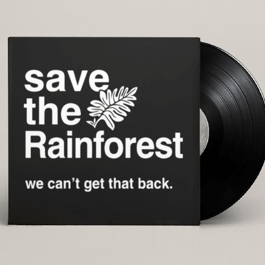 Save the Amazon Rainforest Custom Vinyl Record Sleeves