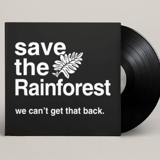 Save the Amazon Rainforest Custom Vinyl Record Sleeves