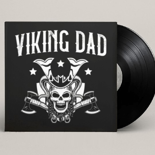 Viking Dad Pagan Scandinavian Berserker Norsemen Custom Vinyl Record Sleeves