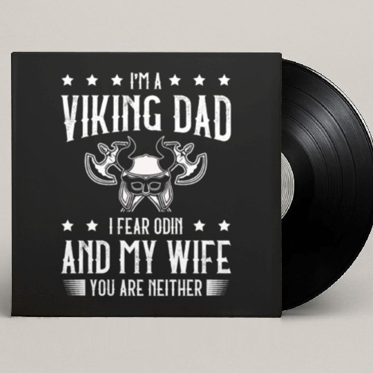 Viking Dad Pagan Scandinavian Berserker Norsemen Custom Vinyl Record Sleeves