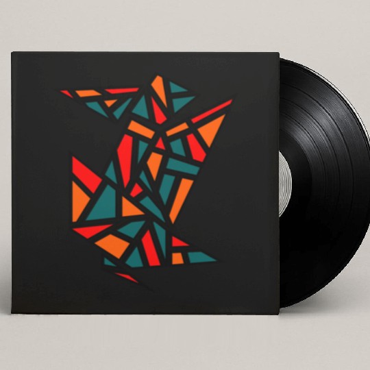 Abstract Stained Glass Custom Vinyl Record Sleeves