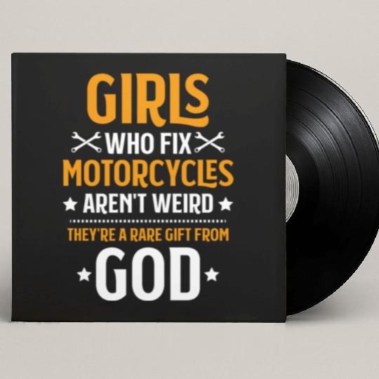 Motorcycle Mechanic Motorbike Mechanic Custom Vinyl Record Sleeves