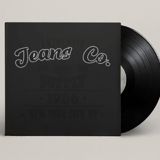 New York City Born In 1986 Vintage Birthday Custom Vinyl Record Sleeves