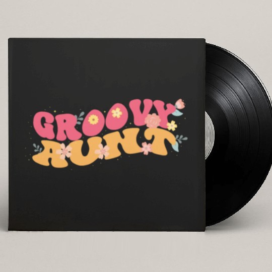 Groovy Aunt Garden Plant Flowers Floral Decor Custom Vinyl Record Sleeves
