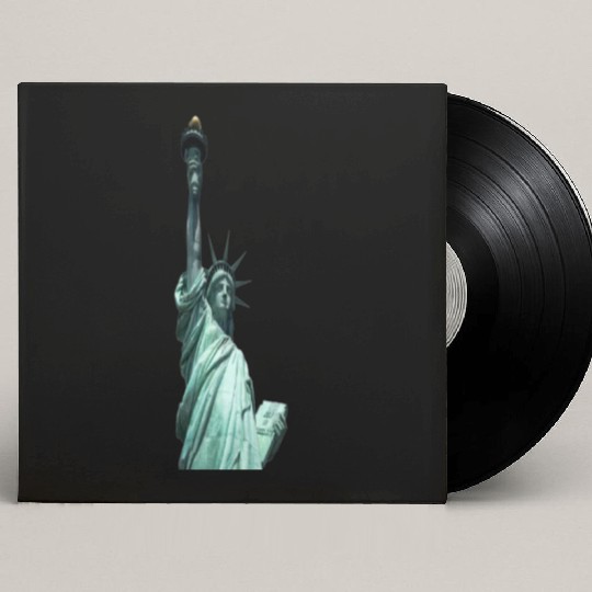statue of liberty Custom Vinyl Record Sleeves