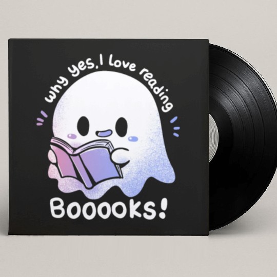 I Love Reading Booooks Custom Vinyl Record Sleeves
