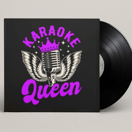 Queen Karaoke Bar, Party, Company Party, Women Custom Vinyl Record Sleeves