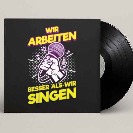 Queen Karaoke Bar, Party, Company Party, Women Custom Vinyl Record Sleeves