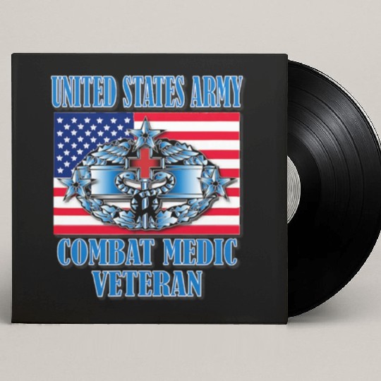 Combat Medic 4th Award Memorable Us Custom Vinyl Record Sleeves