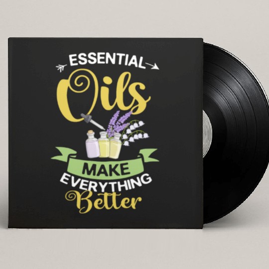 Essential Oil Diffuser Peppermint Aromatherapy Custom Vinyl Record Sleeves