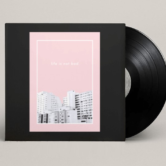 life is not bad - Photography Custom Vinyl Record Sleeves