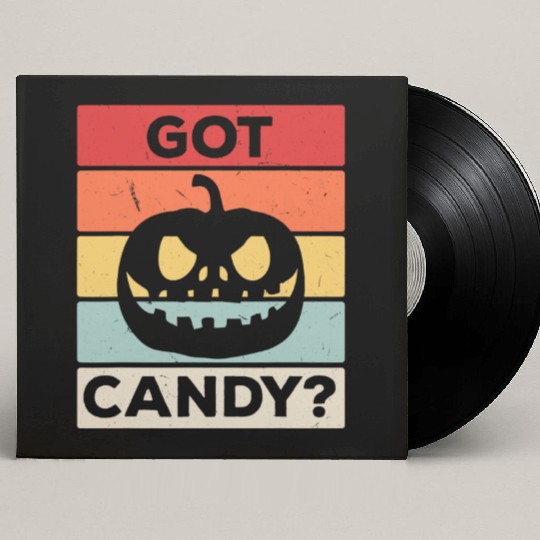 Got Candy Trick Or Treat Pumpkin Jack Custom Vinyl Record Sleeves