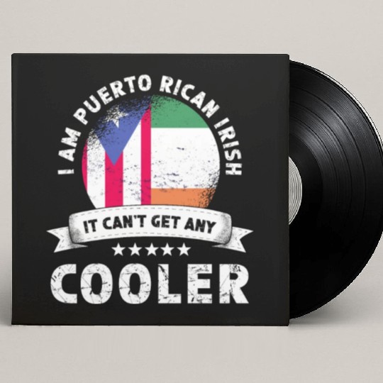 Puerto Rico Flag Ireland Grown Patriot Country Custom Vinyl Record Sleeves