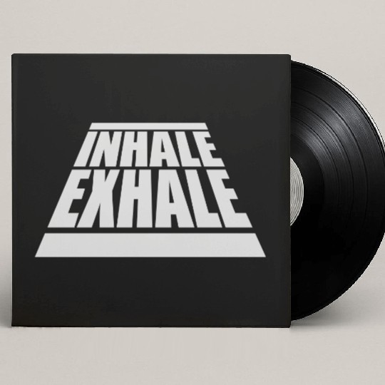inhale exhale yoga quote Custom Vinyl Record Sleeves