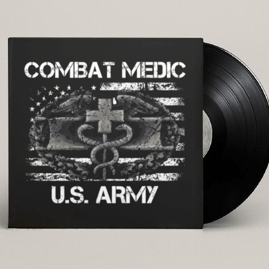 Us Army Combat Medic U.S Army Veteran Custom Vinyl Record Sleeves