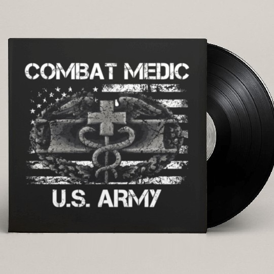 Us Army Combat Medic U.S Army Veteran Custom Vinyl Record Sleeves
