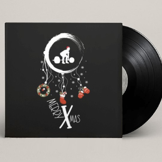 Winter dreamcatcher Christmas Fitness Bodybuilding Custom Vinyl Record Sleeves