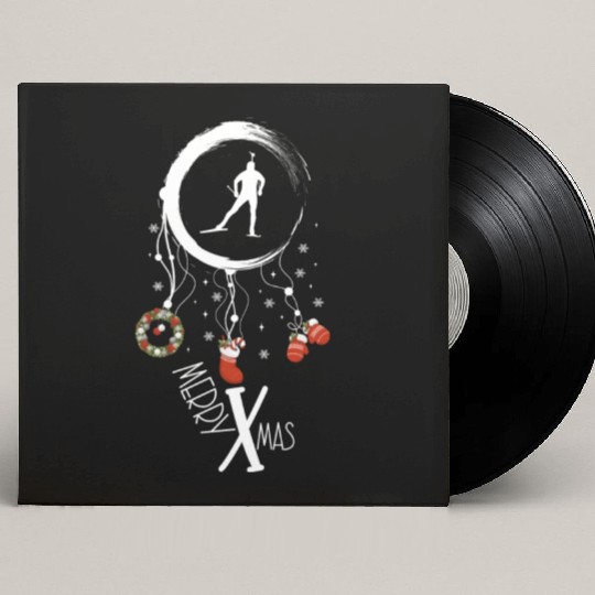 Winter dreamcatcher Christmas Biathlon Custom Vinyl Record Sleeves