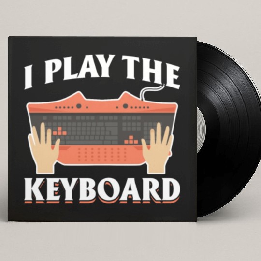 Keyboard Gamer Humorous Computer Science Custom Vinyl Record Sleeves