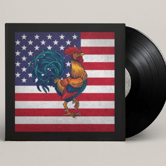 Rooster Cock Custom Vinyl Record Sleeves