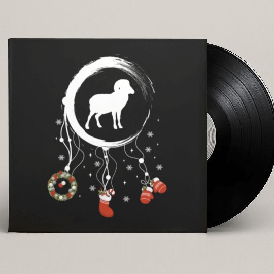 Winter dreamcatcher Christmas Capricorn Custom Vinyl Record Sleeves