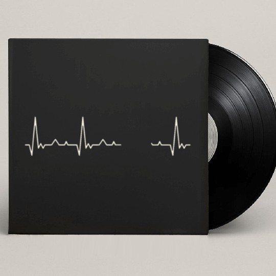 Car Classic 1920s. Heart. Love. EKG. Pulse. Beat. Custom Vinyl Record Sleeves