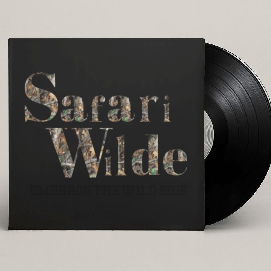 Safari Wilde Mossy Oak Camo Custom Vinyl Record Sleeves