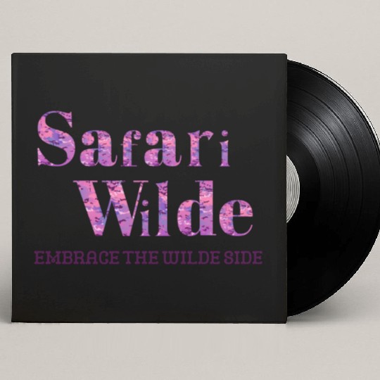 Safari Wilde Camo Dirt Pink Custom Vinyl Record Sleeves