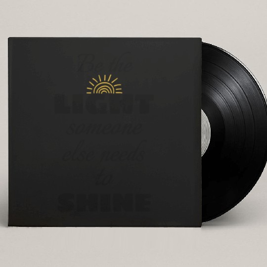Be the Light Custom Vinyl Record Sleeves