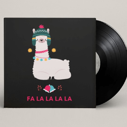 Fa La La La LLama ! Custom Vinyl Record Sleeves