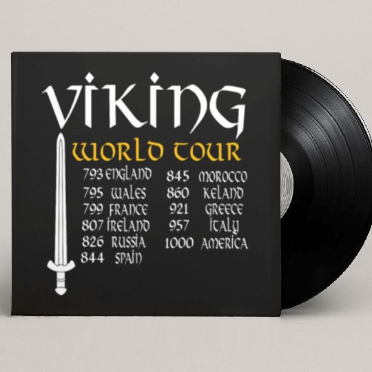 Viking World Tour Custom Vinyl Record Sleeves