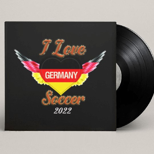 I Love Germany Soccer 2022 Custom Vinyl Record Sleeves