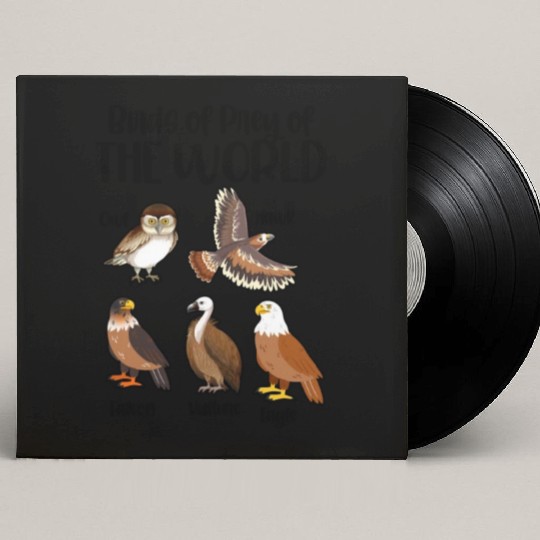 Birds of Prey Of The World Custom Vinyl Record Sleeves