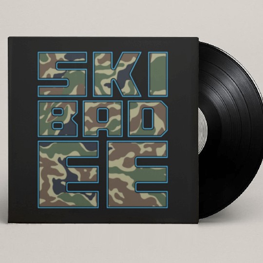 MC Skibadee DNB Original Junglist MC Skiba Camo Custom Vinyl Record Sleeves