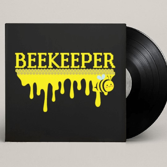 Bee Keeper Beekeeper, Funny Bee Hive Honey Lover Custom Vinyl Record Sleeves