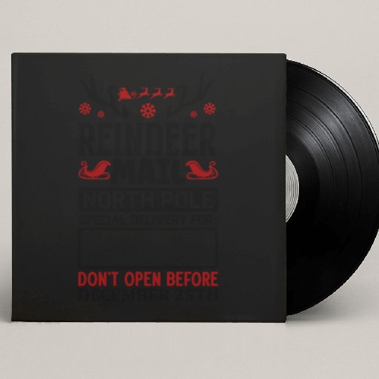 Reindeer Mail Custom Vinyl Record Sleeves