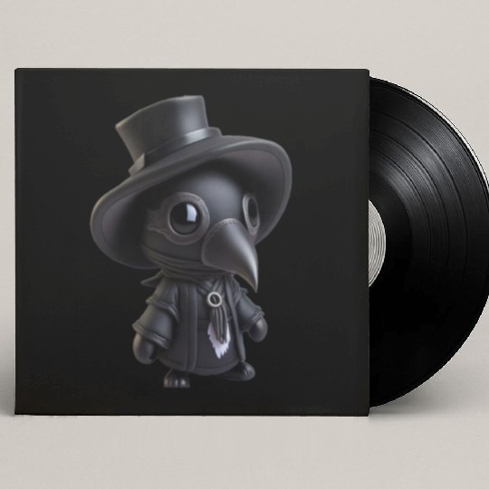 Plague Doctor Killer Custom Vinyl Record Sleeves