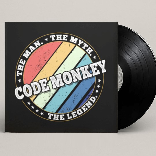 Code Monkey. The man. The myth. The legend. Custom Vinyl Record Sleeves