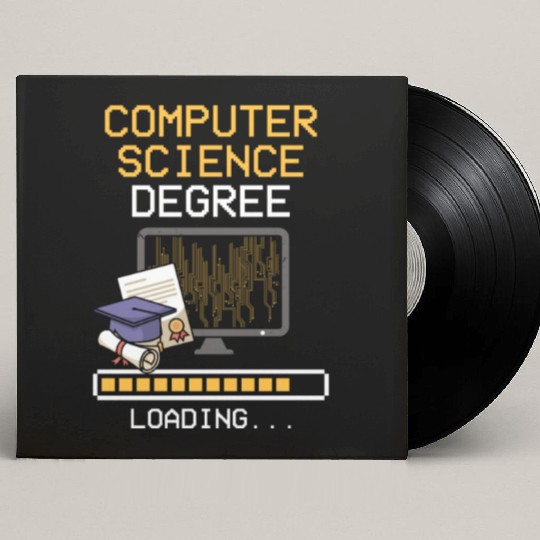 Computer Science Degree Loading Major Bachelor Mas Custom Vinyl Record Sleeves